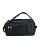 UA CONTAIN DUO DUFFLE BACKPACK S Black   Metallic Gold ONESIZE