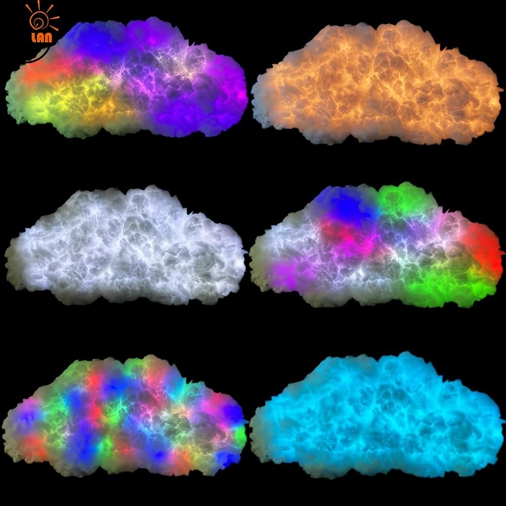 Комплект 3D Big Cloud Light, лампы в виде диско-шара, разноцветные меняющиеся полосы RGB, украшения своими руками для дома, спальни, декор для вечеринки с эффектами изменения цвета
