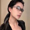 Women Men Sports Sunglasses Outdoor Semi Rimless Sun Glasses New One Piece Windproof Eyeglasses