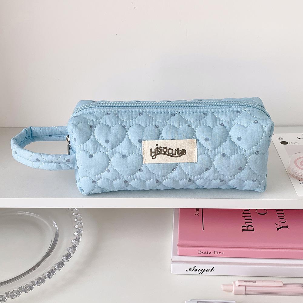 Large Capacity Pencil Case Portable Pencil Pouch Minimalist Stationery Bag Students