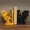Dragon Book End 3D Printed Realistic Dragon Bookend Bookshelf Accessory