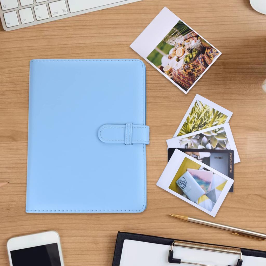 kinokoo Fujifilm instax mini Album Compatible with Fujifilm instax mini Large capacity PU leather album for 256 Stylish perfect for birthdays and
