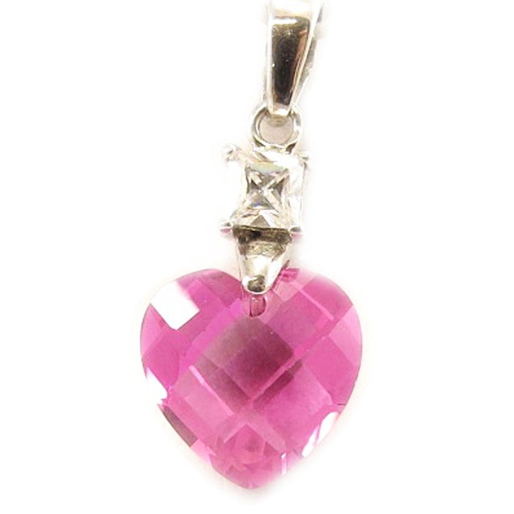 Les Trésors De Lily [D6838] - Silver Pendant 'Love Divine'