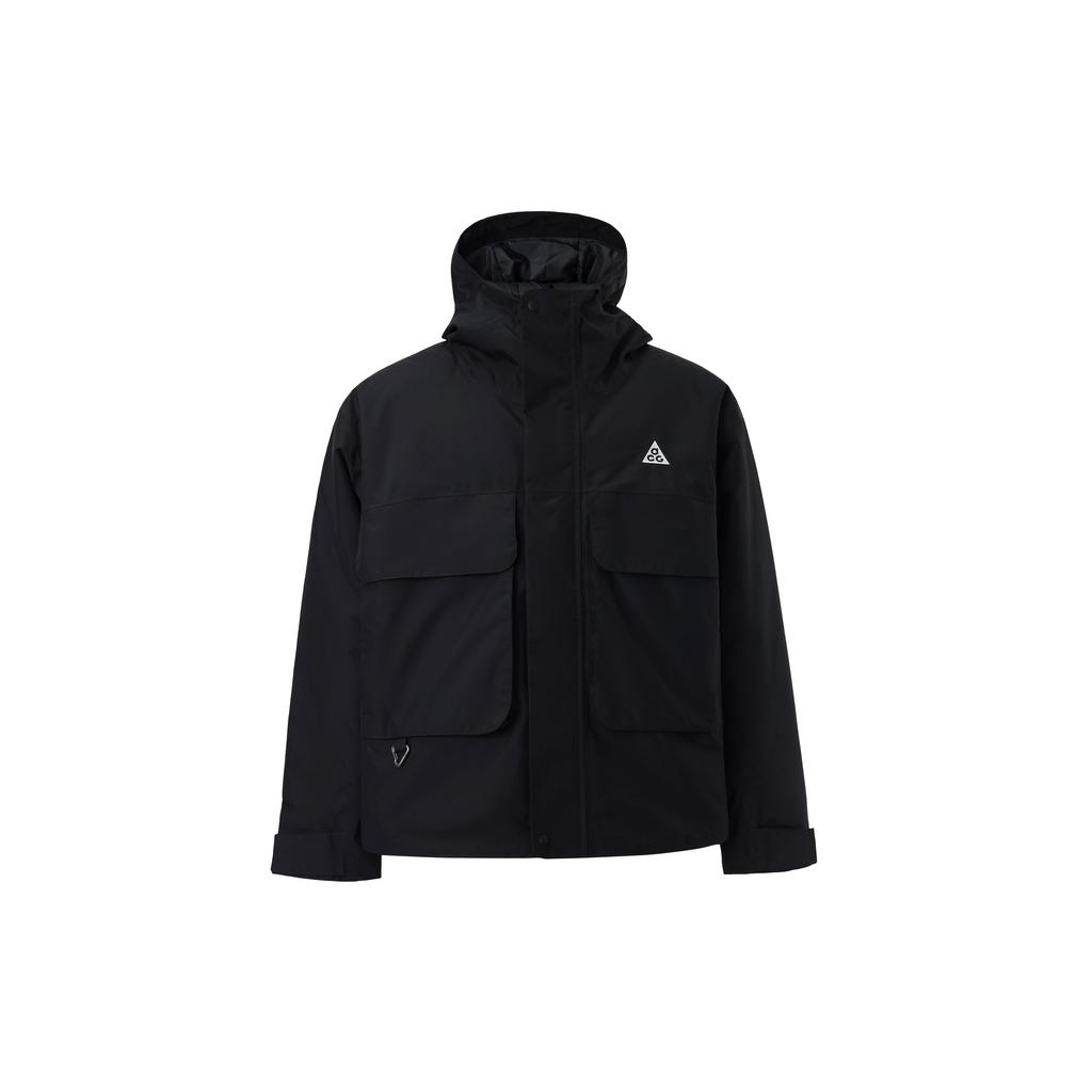 Nike ACG PrimaLoft Storm Fit ADV ветрозащитная водонепроницаемая свободная рабочая куртка с длинным рукавом мужские куртки черного цвета FV8682-010