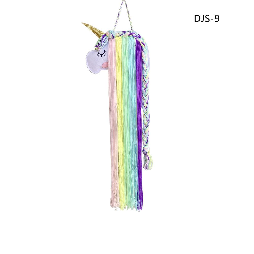 Unicorn Hair Accessories Hanging Decoration Organizer Hairpin Hair Clip Holder Storage Decor Hanger Strip Girl Home