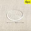 4pcs Silicone Anti-moving Table Foot Mat Bed Foot Anti-slip Fixator Bed Leg Table Corner Table Sofa Transparent Furniture Gasket
