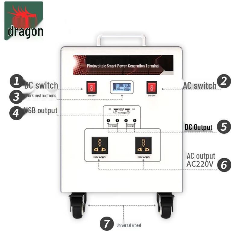 Longchan 1000W Wind-Solar Hybrid Power System