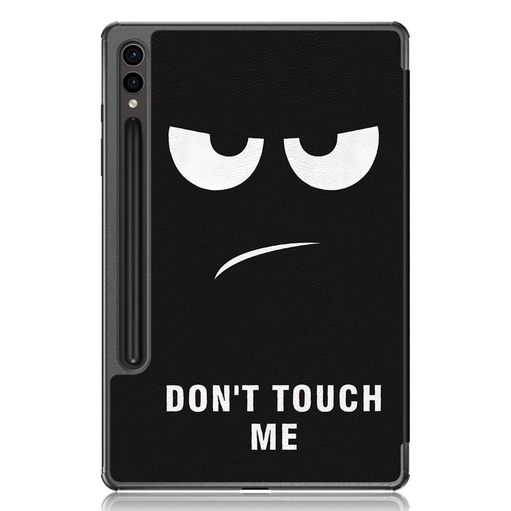 Samsung Galaxy Tab S9 FE+ Plus case with stylus holder, Don't Touch Me
