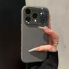 Новый Чехол из Жидкого Силикона с Кристальной Пленкой для Линзы для iPhone 17 Air 16 15 14 13 12 11 Pro Max Plus Защита Камеры Матовый Мягкий Чехол