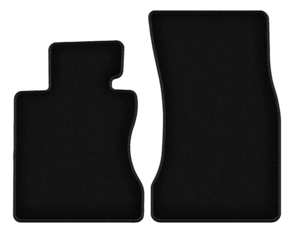 BASIC front velour floor mats for: BMW 5 E60 sedan (2003-2010)
