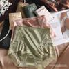 3pcs/sets Sexy High Waisted Lingerie Silky Satin Knickers Briefs Women's Soft Breathable Underwear Lace Breathable Pantys Triangle Panties for Women