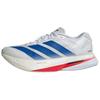 Adizero Boston 13 Дышащие Повседневные Беговые Кроссовки Женские Бело-Синие JP9248