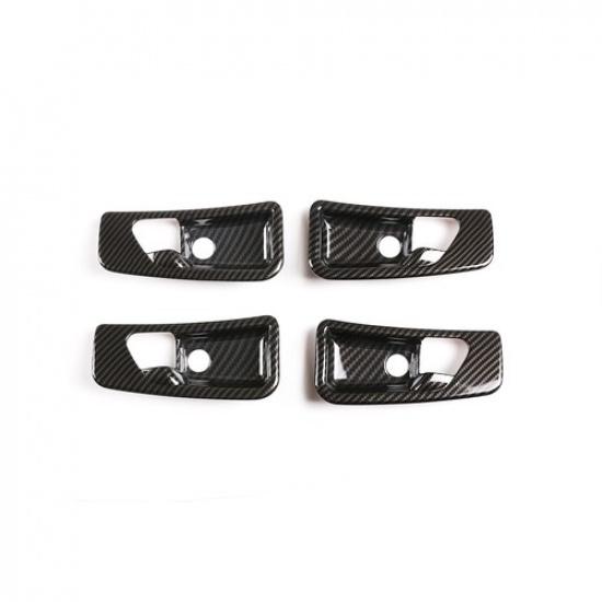 Fit For Benz G Class W463 2007-2010 Carbon Car Interior Door Handle Bowl Cover