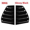 2 шт., накладка на заднюю жалюзи автомобиля для VW GOLF MK 6 MK 7 GOLF 7,5 GOLF MK7/7,5 GTI GTD R, боковая вентиляционная накладка на оконные жалюзи