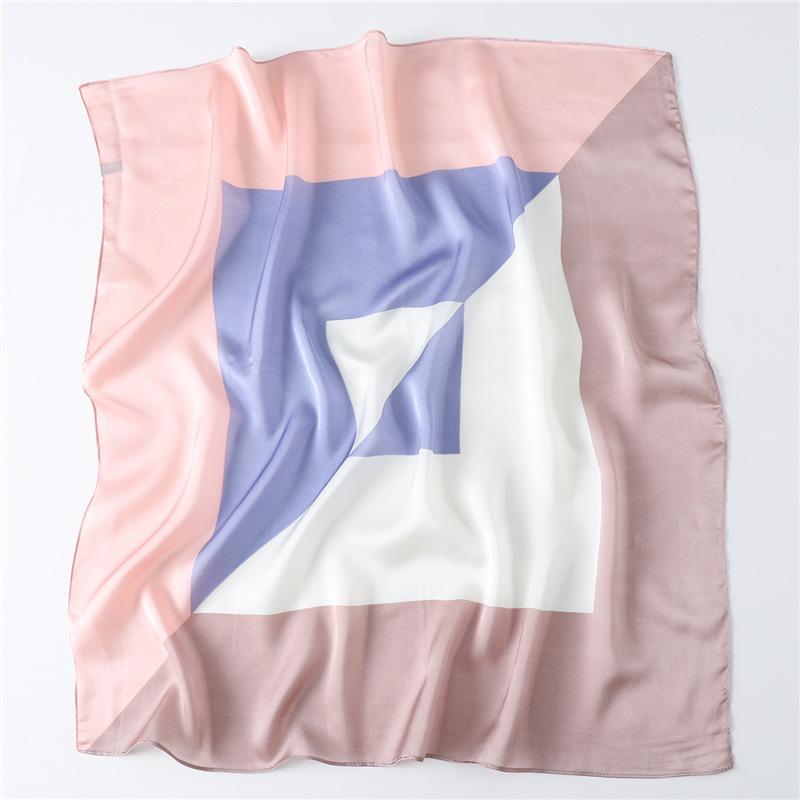 70 * 70cm New Silk Small Square Scarf For Women'S Neck Protection Professional Scarf Versatile Hair Tie Headscarf Scarf