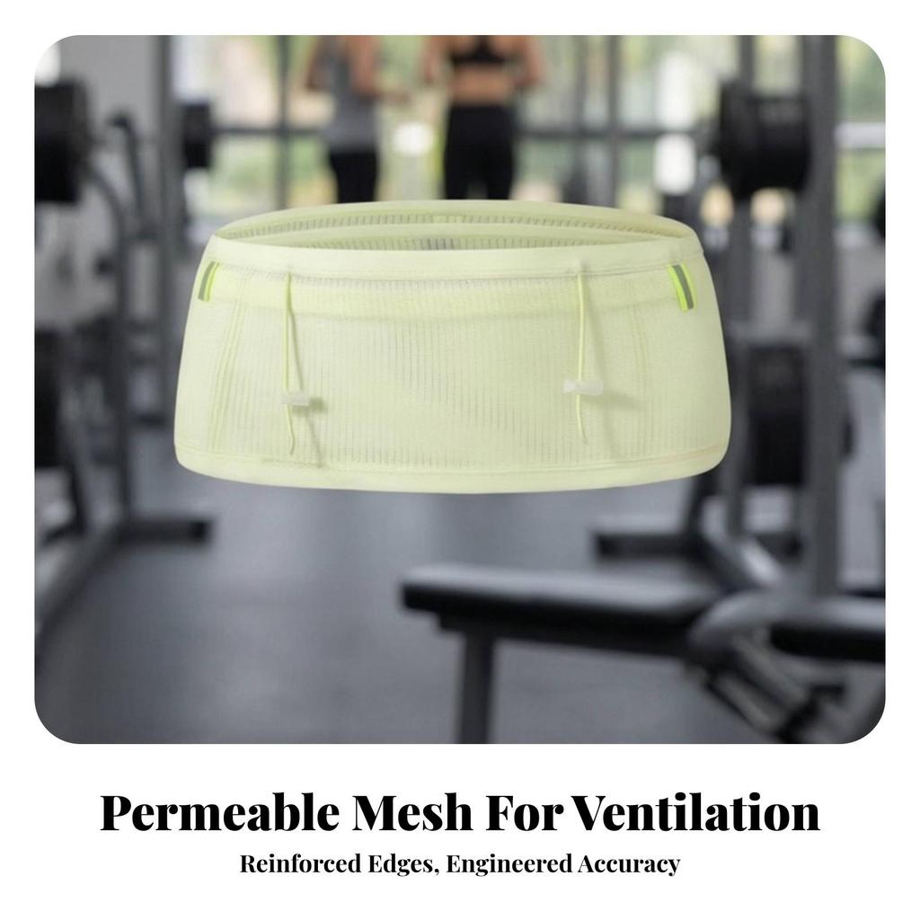 Running Waist Pack with Zippered Pockets wickingWicking for Marathoners