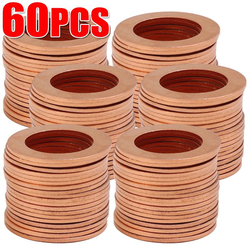 Медная уплотнительная шайба M14 Автомобильное плоское уплотнительное кольцо Прокладка Шайбы 94109-14000941 09-14000 для Honda Civic 1996-2018 CR-V 2007-2017