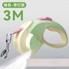 3M Automatic Retractable LED Dog Leash Retractable Roulette Collar for Dog Adjustable Durable Walking Hiking Dog Leash