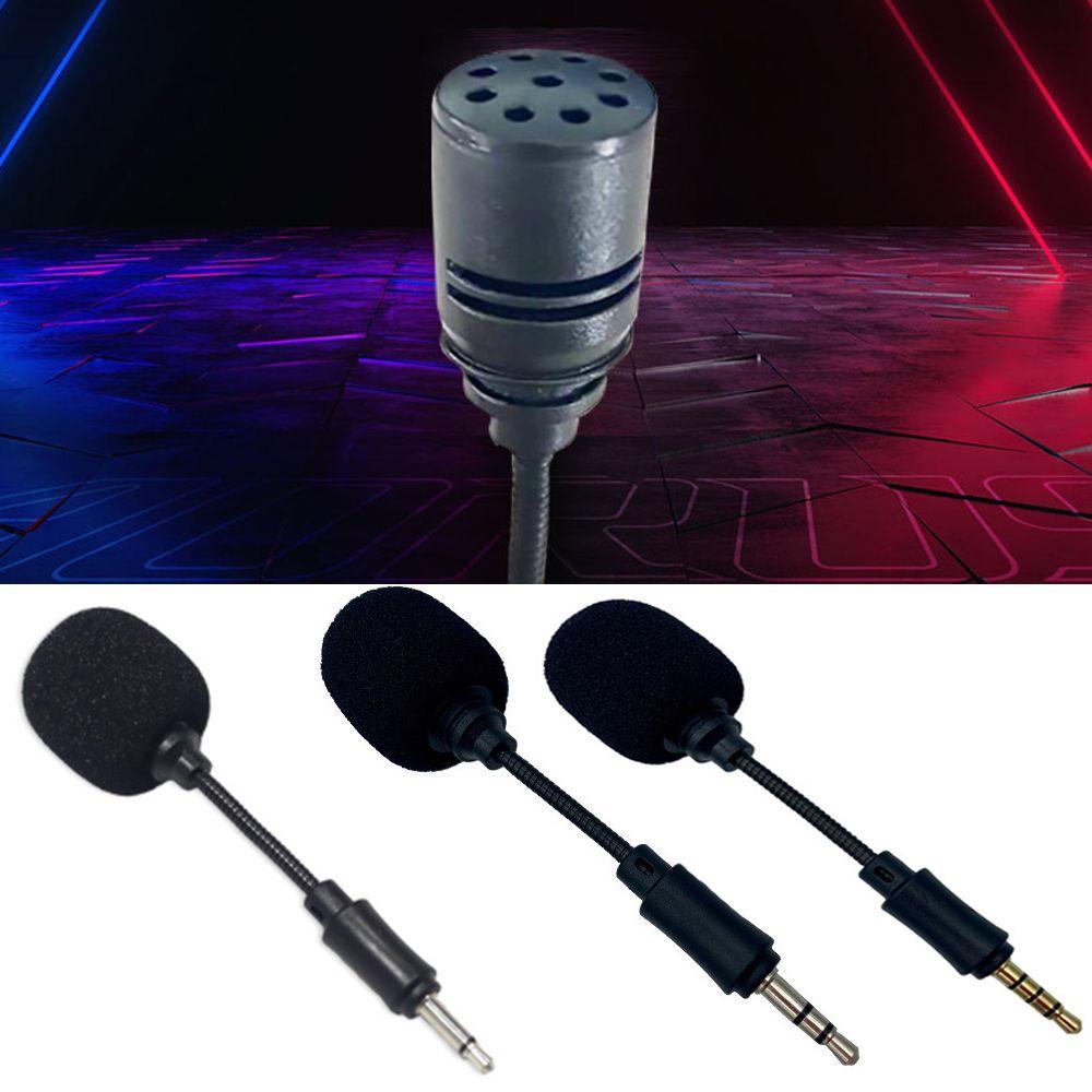 Mobile Phone Studio Megaphone Interview Microphone Mini Jack Microphone Stereo Mic Recording