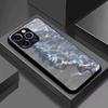 Beach pattern tempered glass phone case suitable for iPhone 17 16 15 14 13 12 11Pro/Max/Plus anti drop and shockproof back cover