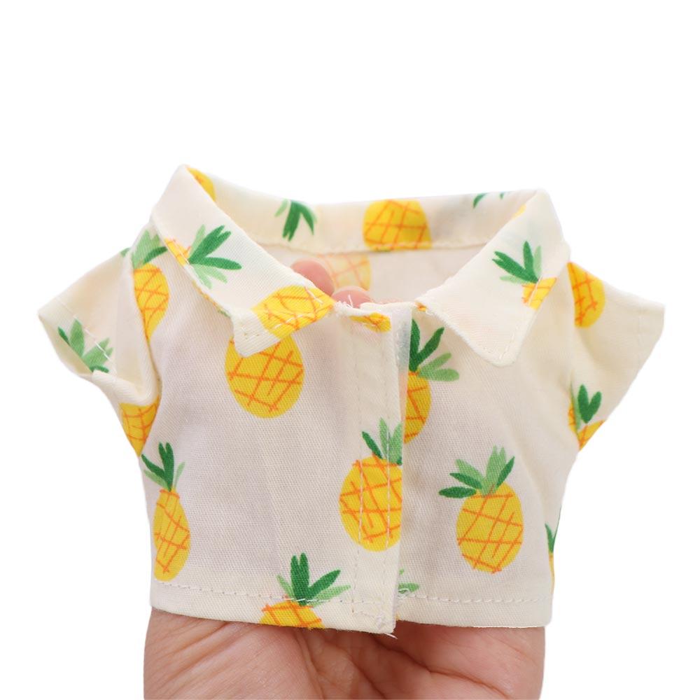 Kids Gift Stuffed Doll Clothes Black White Doll Plush Clothing Doll Shirt Doll Pants Doll Clothes