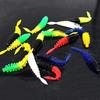 Convenient Flexible Catch Fishes Durable Soft PVC Trout Fishing Artificial Worm Swimbait Gear Bite
