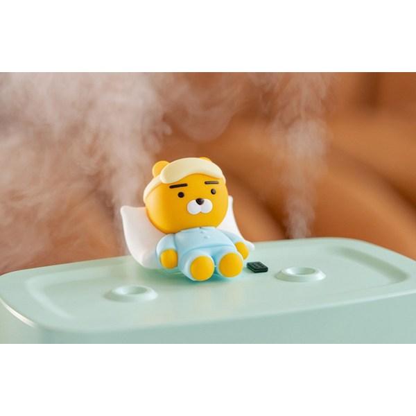 Kakao Friends Расслабляющий двойной увлажнитель воздуха большой емкости со светодиодной подсветкой, 1,2 л Ryan, WKFHF-RYAN-RELAX, лучший персонаж Кореи