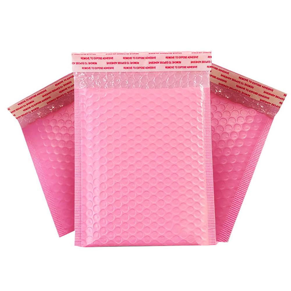 Waterproof Speedy Mailers Pink Poly Courier Bags Self Seal Envelope Bags Bubble Padded Envelopes