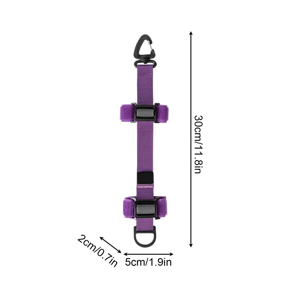 Outdoor Backpack Extension Strap Adjustable Length Attachment Belt Heavy Duty Gear Lashing Straps For Hiking Camping Travel