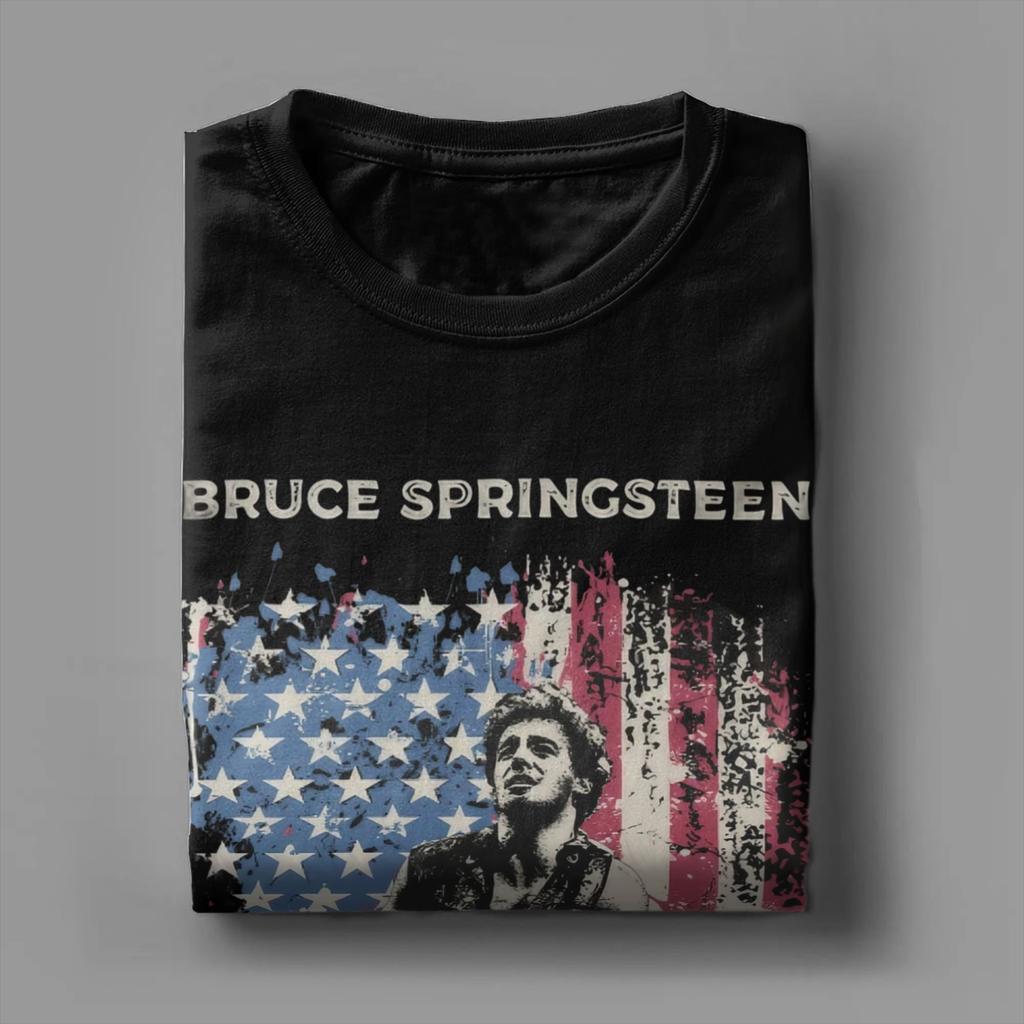 Брюс The E Street Band Спрингстин Thunder Road Футболки Мужские Женские Хлопок Смешная Футболка Футболка Одежда Идея для Подарка