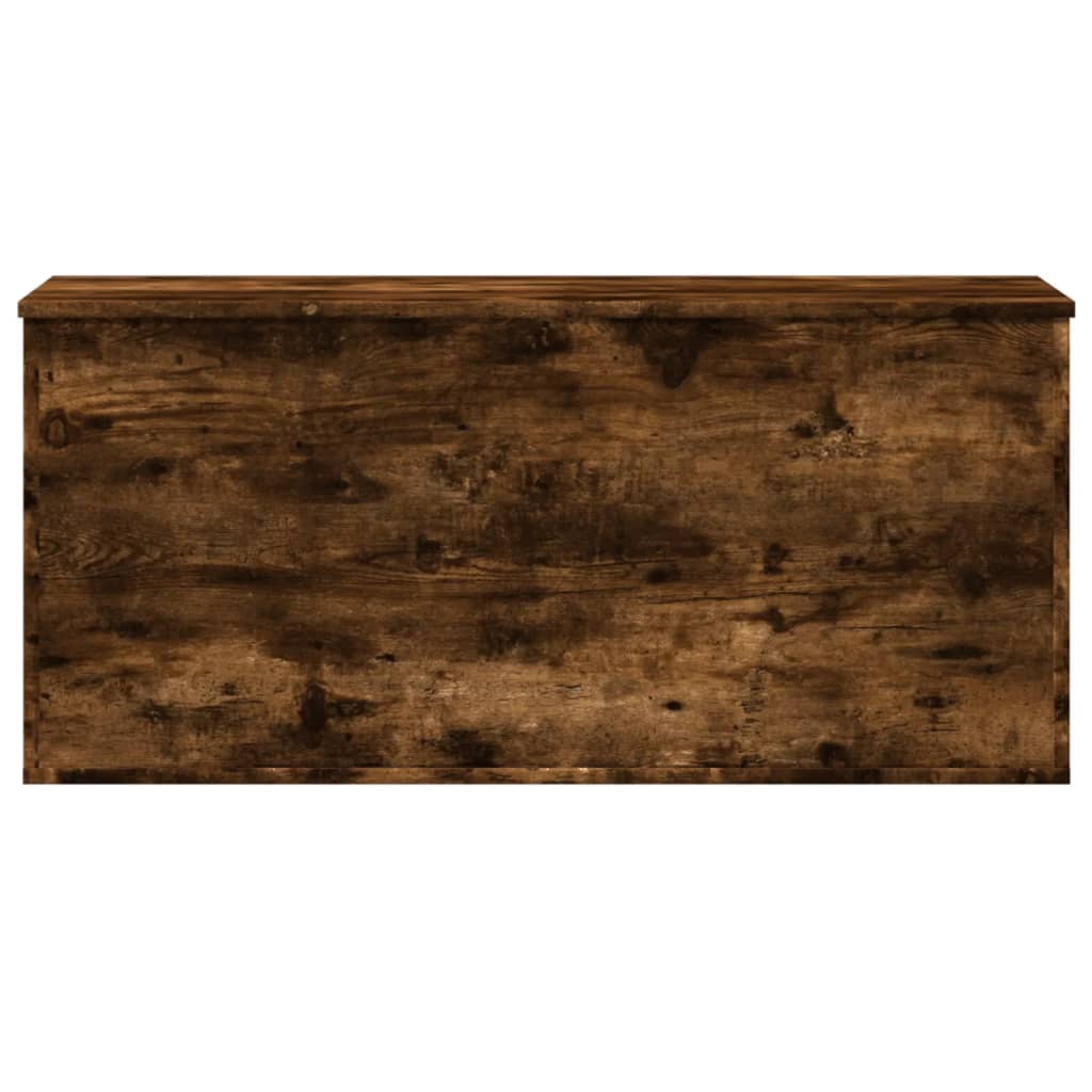 Vidaxl Skrzynia, Przydymiony Dąb, 100X42X46Cm, Materiał Drewnopochodny