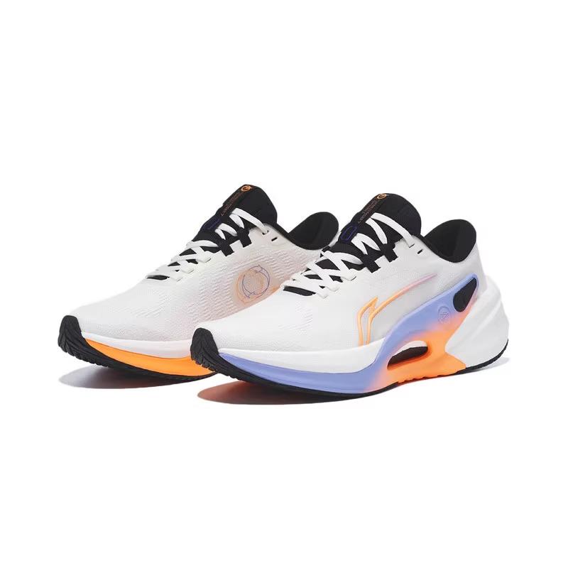 Li Ning Furious Rider 7.0 V2 Амортизация Устойчивость к истиранию Легкие Низкие Беговые кроссовки Мужские Белый ARZT007-1