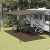 Tent Carpet - vidaXL - 250x550 Cm - Brown - 100% Polyethylene - Weatherproof