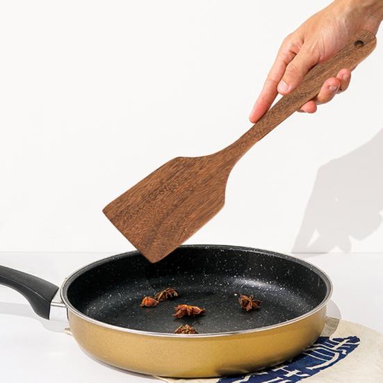 1/2 шт. Деревянные квадратные и диагональные лопатки для приготовления и помешивания, термостойкие кухонные инструменты для смешивания, гриля, подвесного хранения