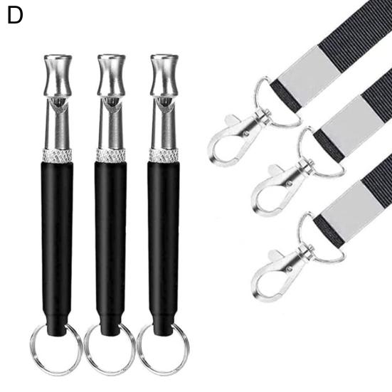 Свисток для собак, профессиональный отзыв, свистки для дрессировки собак с регулируемым шнурком, бесшумный ультразвуковой свисток для собак, чтобы остановить лай соседской собаки