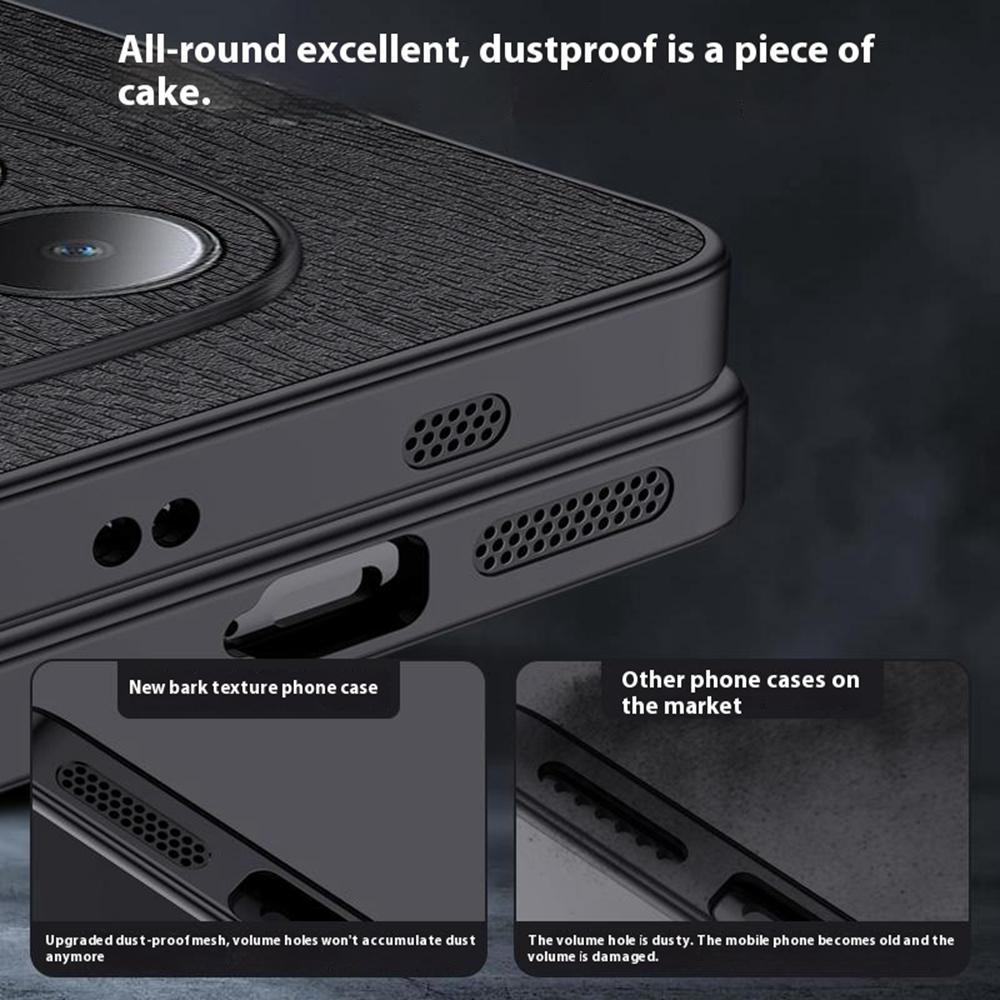 Чехол для Xiaomi Redmi Note 15 Pro+ 5G, текстура дерева, покрытие из ПУ кожи, ПК, ТПУ, чехол для телефона