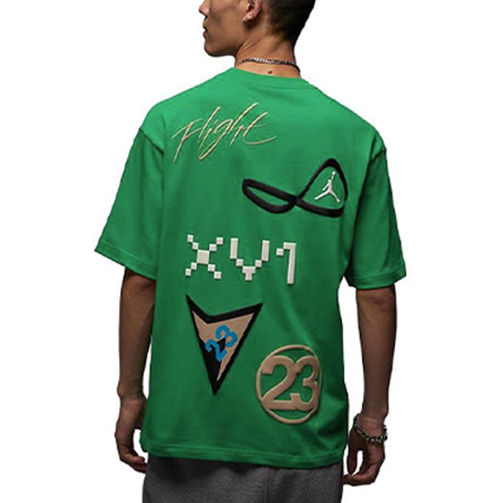 Jordan Drop Shoulder Sleeve T-Shirt Men's Green DX9562-310