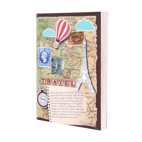 Travelogue Paper Based Hard Bound Travel Journal Diary Planner Pages  24 Motivational Quote Pages 240 Pages Gift for Travel Lovers