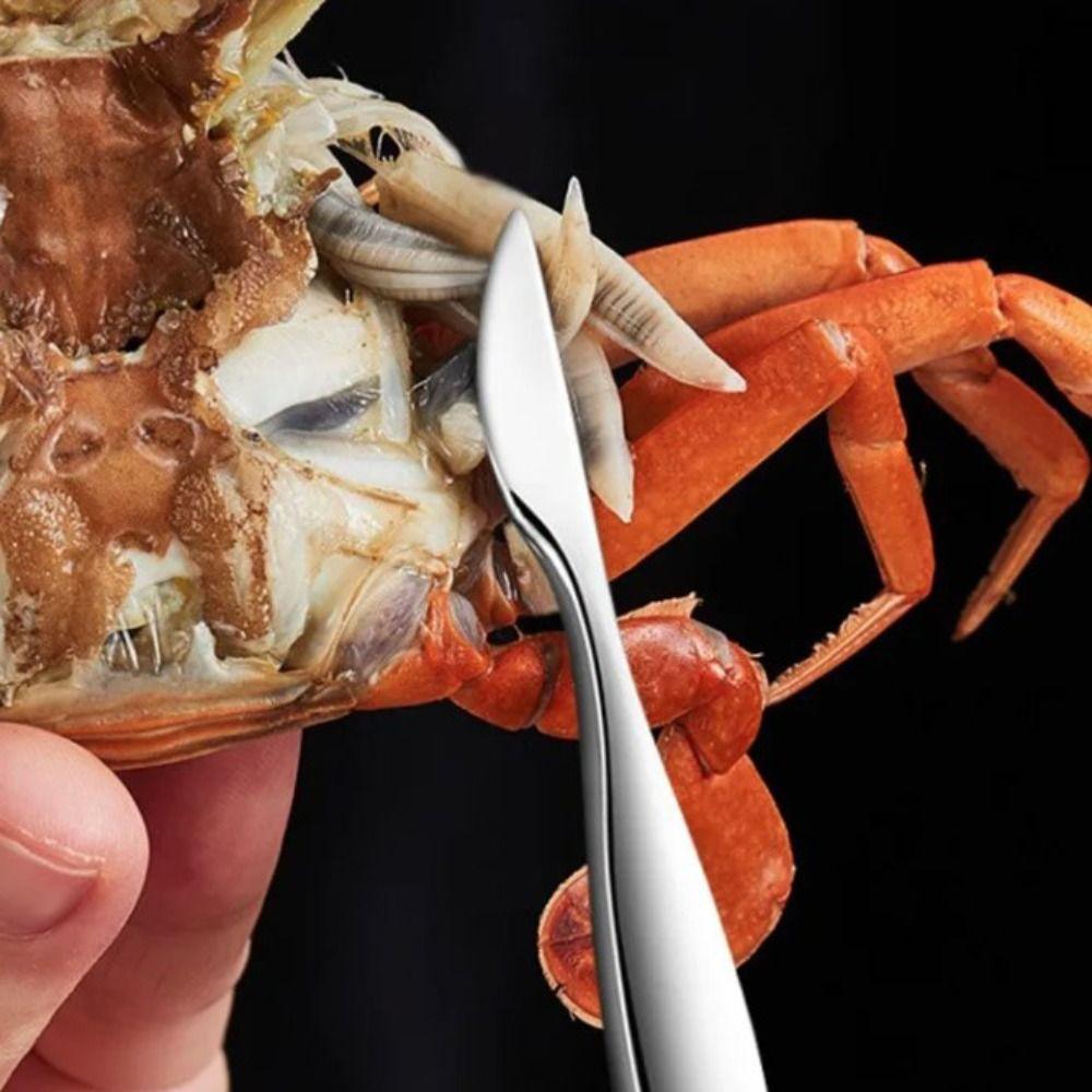3pcs Labor-saving Crab Stripping Forceps High Hardness Crab Picks Spoons Set  Shrimp