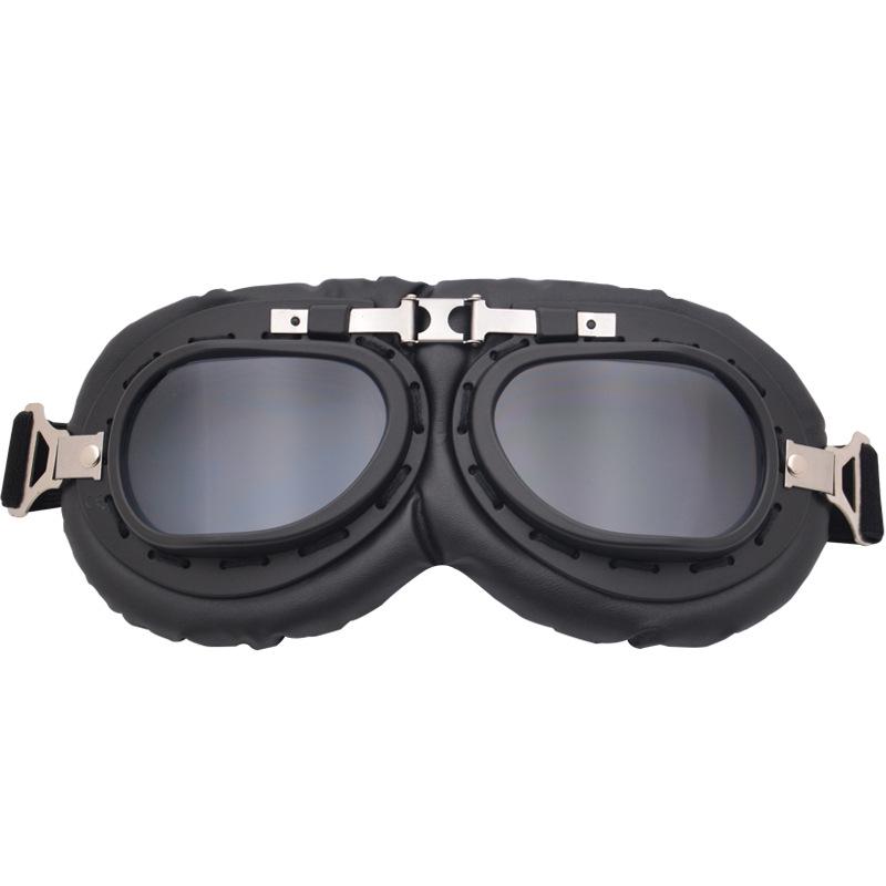 Harley-Style Retro Motorcycle Goggles: Windproof, Sandproof Helmet Glasses for Trendy Riding