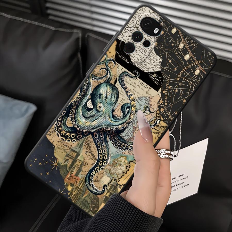 Чехол-накладка с ретро-узором для Motorola Moto G60s G32 G53 G30 G22 Edge40 G50 G52 Edge 20 Pro 30 Lite G71 G51 G73