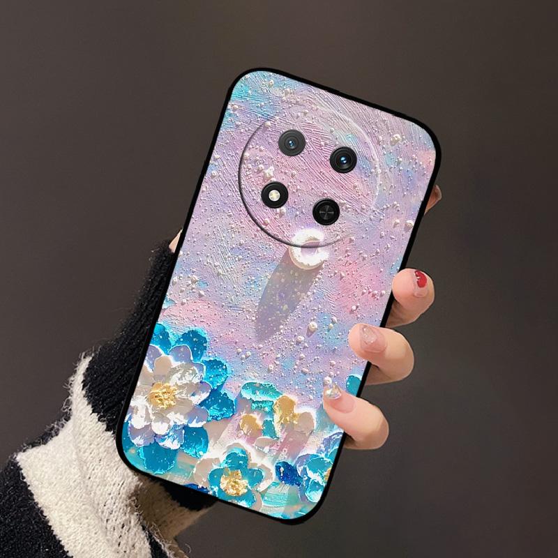 Для Honor Magic7 Lite 5G Модный Цветной Расписной Роскошный Мягкий Силиконовый Чехол для Телефона Для Huawei Honor Magic7 Pro Чехлы Обложка Magic 7