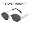 European American Style Women Sunglasses Polygon Shape New Fashion Designer Sunglasses Men Vintage Stylish Female Sunglass