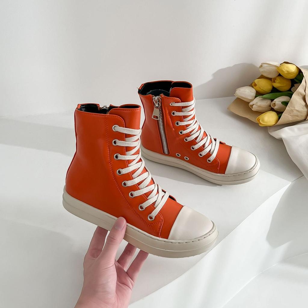 Высокие туфли женские парные туфли из парусины женские туфли больших размеров универсальные модные кроссовки на шнуровке женские Zapatillas Mujer