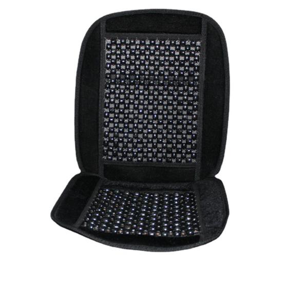 Подушка для автомобильного сиденья с деревянными бусинами, дышащая летняя охлаждающая подушка, комфортное массажное автомобильное сиденье