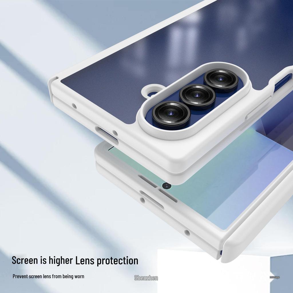 Магнитный противоударный чехол Samsung Z Fold7 - Полное покрытие, ощущение кожи, защитная петля