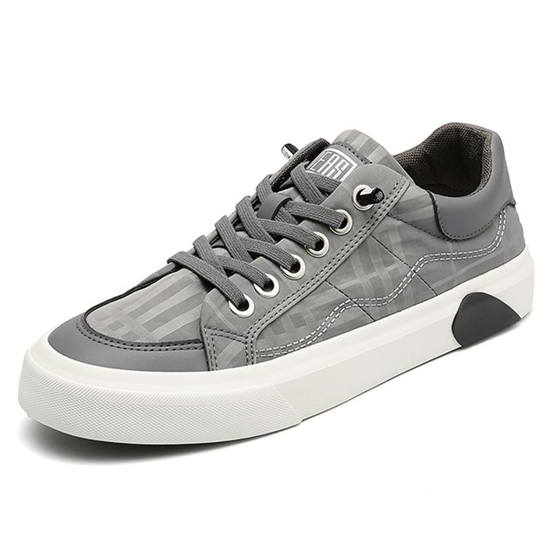 Весенняя новая мужская обувь, универсальная и модная, трендовая повседневная парусиновая обувь, удобная дышащая тканевая панельная обувь