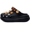 Классические кроксы Classic Crush для молодежи и девушек, женские, черные