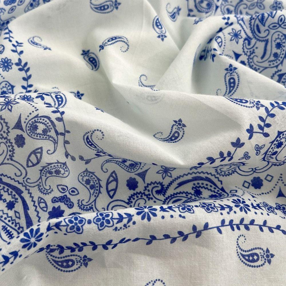Korean Cashew Nut Print Silk Scarf Breathable Small Scarves Square Handkerchief  Scarf Accessories