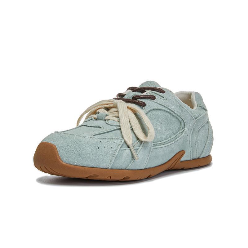 Осенняя новая обувь для женщин из натуральной кожи, повседневная спортивная обувь для девочек, плоская обувь для скейтбординга, модные удобные кроссовки на шнуровке